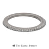 Ritani Diamond Wedding Band Crafted in 18K White Gold - Thumbnail 1