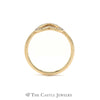 Pandora Captured Heart Ring w/ Cubic Zirconia in 14K Yellow Gold - Thumbnail 2