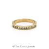 Channel Set Round Brilliant Cut .30cttw Diamond Wedding Band in 14K Yellow Gold - Thumbnail 1