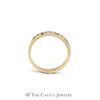 Channel Set Round Brilliant Cut .30cttw Diamond Wedding Band in 14K Yellow Gold - Thumbnail 2