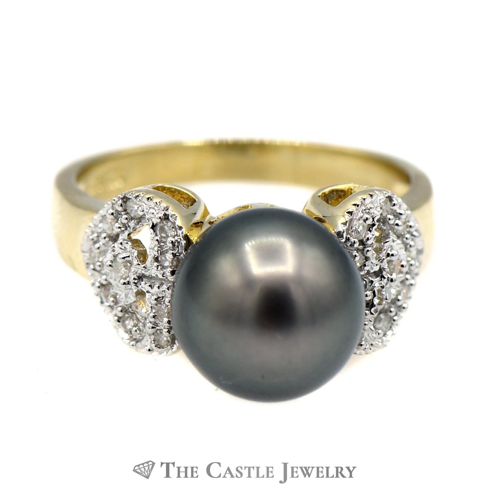 Engagement Black Pearl Ring - Calm Spirit. – Artisan Look