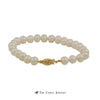 Pearl Bracelet Featuring 6.5-7mm Pearls 7 Inches w/ 14K Yellow Gold Clasp - Thumbnail 1