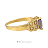 Marquise Tanzanite Ring in Bow Design Diamond Mounting 14K Gold - Thumbnail 3