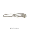 Round Diamond Bridal Set .65cttw 14K White Gold - Thumbnail 3
