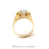 Gents Claw Design Solitaire Diamond Ring in 14k Yellow Gold - Thumbnail 2