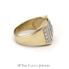 Gent's Round Cubic Zirconia in 14KT Yellow Gold - Thumbnail 3