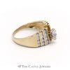 1.75cttw Marquise Cut Engagement Ring and Bridal Set in 14kt Yellow Gold - Thumbnail 3