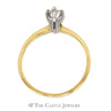 .60ct Marquise Cut Diamond Solitaire Engagement Ring in 14k Yellow Gold - Thumbnail 2