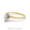 .60ct Marquise Cut Diamond Solitaire Engagement Ring in 14k Yellow Gold - Thumbnail 3