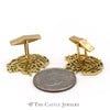 "Breeders Cup" Cuff Links Crafted in 14k Yellow Gold - Thumbnail 3