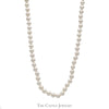 18 inch Akoya Pearl Strand Necklace 6.5-7mm in 14k Yellow Gold Fishhook Clasp - Thumbnail 1