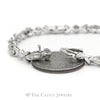 Baguette Diamond 1/2cttw Diamond Tennis Bracelet with Ball Design Accent Links - Thumbnail 3