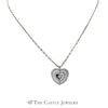 Designer Escada Triple Heart Love in Motion 1.38cttw Diamond Necklace in 18K White Gold - Thumbnail 1