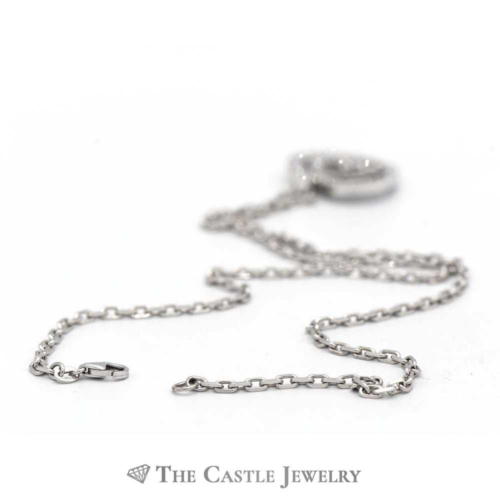 Designer Escada Triple Heart Love in Motion 1.38cttw Diamond Necklace in 18K White Gold