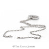 Designer Escada Triple Heart Love in Motion 1.38cttw Diamond Necklace in 18K White Gold - Thumbnail 3