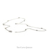 18 inch 1/2cttw Diamond By The Yard Necklace in 14k White Gold - Thumbnail 3