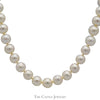 24 inch 8mm Pearl Strand Necklace with 14k Yellow Gold Ball Clasp - Thumbnail 2