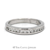 Scott Kay Designer 1/2cttw Channel Set Round Diamond Wedding Band in Platinum - Thumbnail 1
