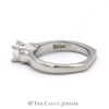 Designer Scott Kay 1/2ct Diamond Engagement Ring European Shank in Platinum - Thumbnail 3