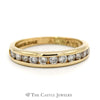 1/2cttw Channel Set Diamond Wedding Band in 14K Yellow Gold - Thumbnail 1
