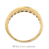 1/2cttw Channel Set Diamond Wedding Band in 14K Yellow Gold - Thumbnail 2