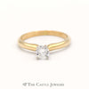 .38ct Round Diamond Solitaire Engagement Ring in 14k Yellow Gold - Thumbnail 1