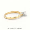 .38ct Round Diamond Solitaire Engagement Ring in 14k Yellow Gold - Thumbnail 3