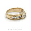 2.05CTTW Men's Diamond Band with Milgrain Sides in 14KT Yellow Gold - Thumbnail 3