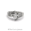 1cttw Marquise Diamond with Unique Channel Set Bypass Design - Thumbnail 1