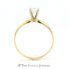 .38ct Round Diamond Solitaire Engagement Ring in 14k Yellow Gold - Thumbnail 2