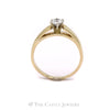 .57 Carat Round Diamond Solitaire Engagement Ring in 14KT Yellow Gold - Thumbnail 2