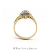 Diamond Bridal Set with Two Soldered Bands in 14k Yellow Gold - Thumbnail 2