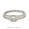 Princess Cut Diamond Solitaire .55ct Engagement Ring in 14K White Gold - Thumbnail 1