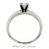 Princess Cut Diamond Solitaire .55ct Engagement Ring in 14K White Gold - Thumbnail 2