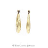 Fancy Design 10KT Yellow Gold Hoops - Thumbnail 1