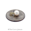 7mm Pearl Pendant in 14k Yellow Gold - Thumbnail 2