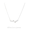 Heartbeat Sterling Sliver Necklace - Thumbnail 2