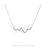 Heartbeat Sterling Sliver Necklace - Thumbnail 1