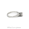 .38CT Old European Cut Diamond Solitaire Engagement Ring in 14KT White Gold - Thumbnail 3