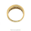 1cttw Channel Set Diamond Band with Diamond Accents in 14k Yellow Gold - Thumbnail 2