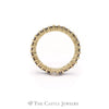 1CTTW Round Brilliant Cut Diamond Eternity Band in 10KT Yellow Gold - Thumbnail 2