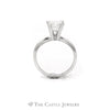 1.50CT Princess Cut Diamond Solitaire Engagement Ring in 14KT White Gold - Thumbnail 2