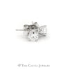 Lab Grown .50CTTW Round Diamond Studs in 14KT White Gold - Thumbnail 3