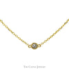 18 inch 1/2cttw Diamond By The Yard Necklace in 14k Yellow Gold - Thumbnail 3