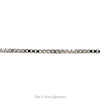 10k White Gold 20 Inch Box Link Chain - Thumbnail 2
