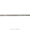 10k White Gold 22 Inch Box Link Chain with Lobster Clasp - Thumbnail 2