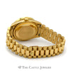 Rolex Presidential Day-Date 18238 with Black Mother of Pearl Dial & Diamond Bezel in 18k Yellow Gold - Thumbnail 5