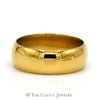 14k Yellow Gold 7.25mm Polished Wedding Band Size 9.5 - Thumbnail 1