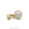 Pearl Pendant with Round Diamond Accent in 14k Yellow Gold - Thumbnail 2