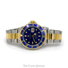 Rolex Submariner 16613 with Blue Dial and Blue Bezel in Stainless Steel and 18k Gold - Thumbnail 4
